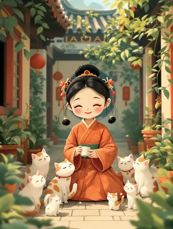 精彩漫剧《猫咖里的桃色午后》封面海报