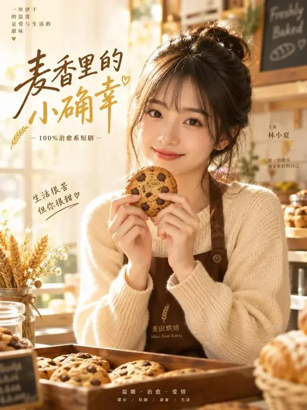 精彩漫剧《桃子面包店的四季》封面海报