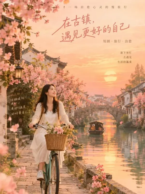精彩漫剧《慢游桃夭小镇》封面海报