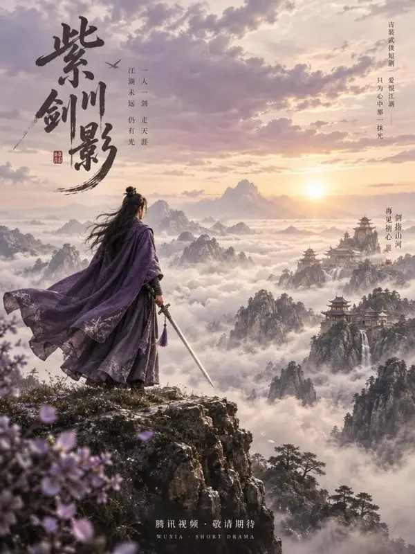 精彩漫剧《桃花引·侠客行》封面海报